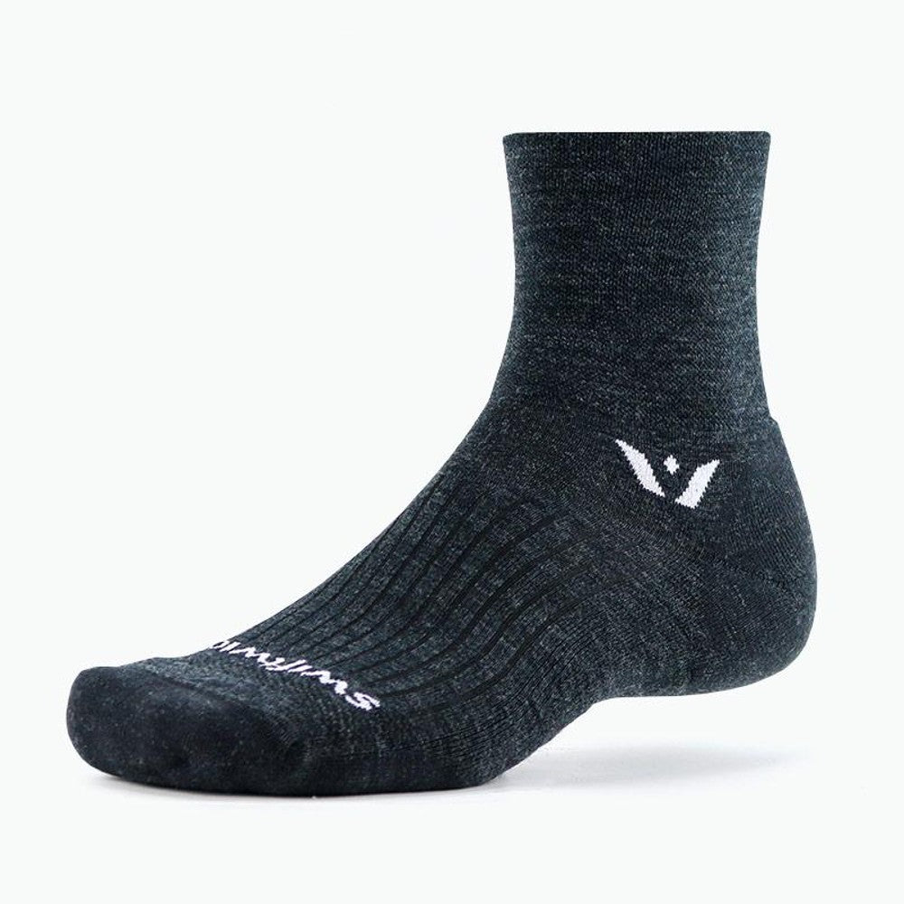 Coal Swiftwick Pursuit Four sock