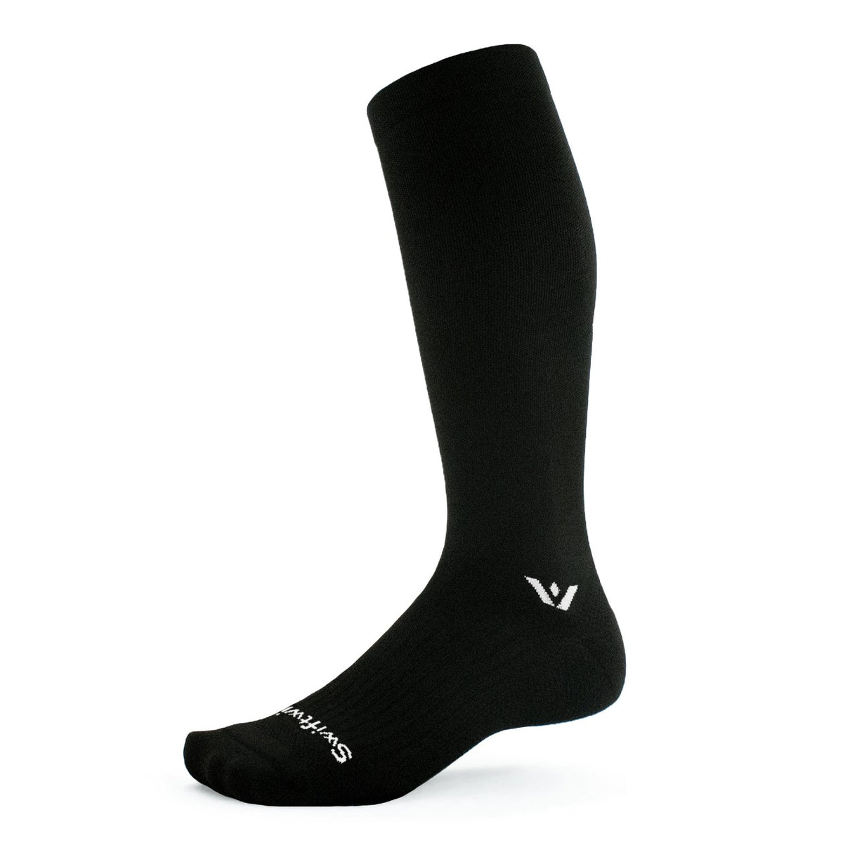 Black swiftwick Aspire knee high sock