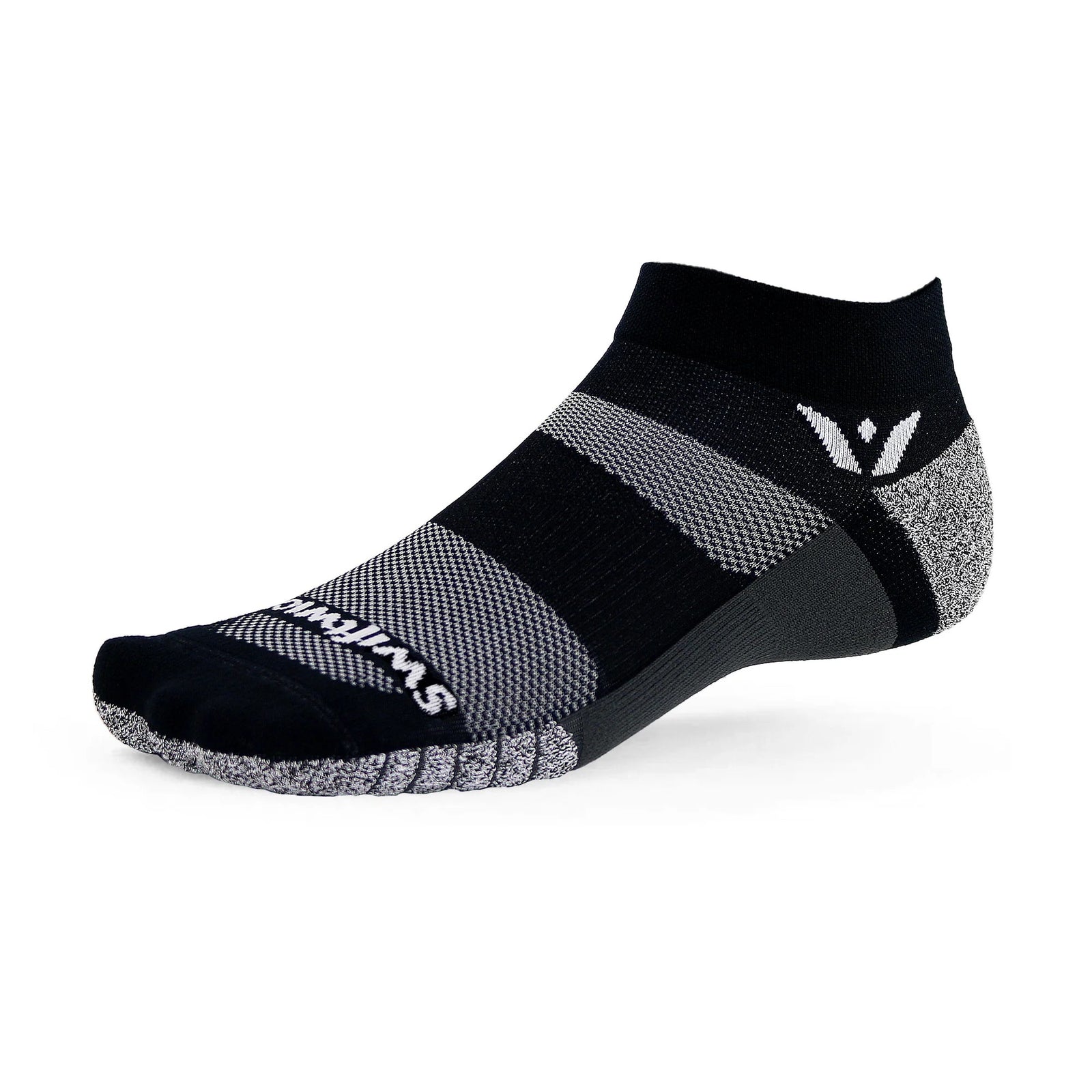 Black swiftwick Flite XT one inch ankle sock