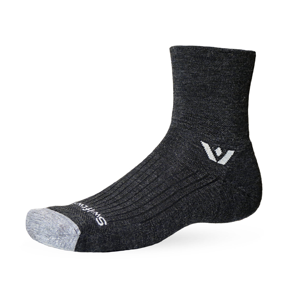 Swiftwick Pursuit Quarter Crew High Sport Performance Socks