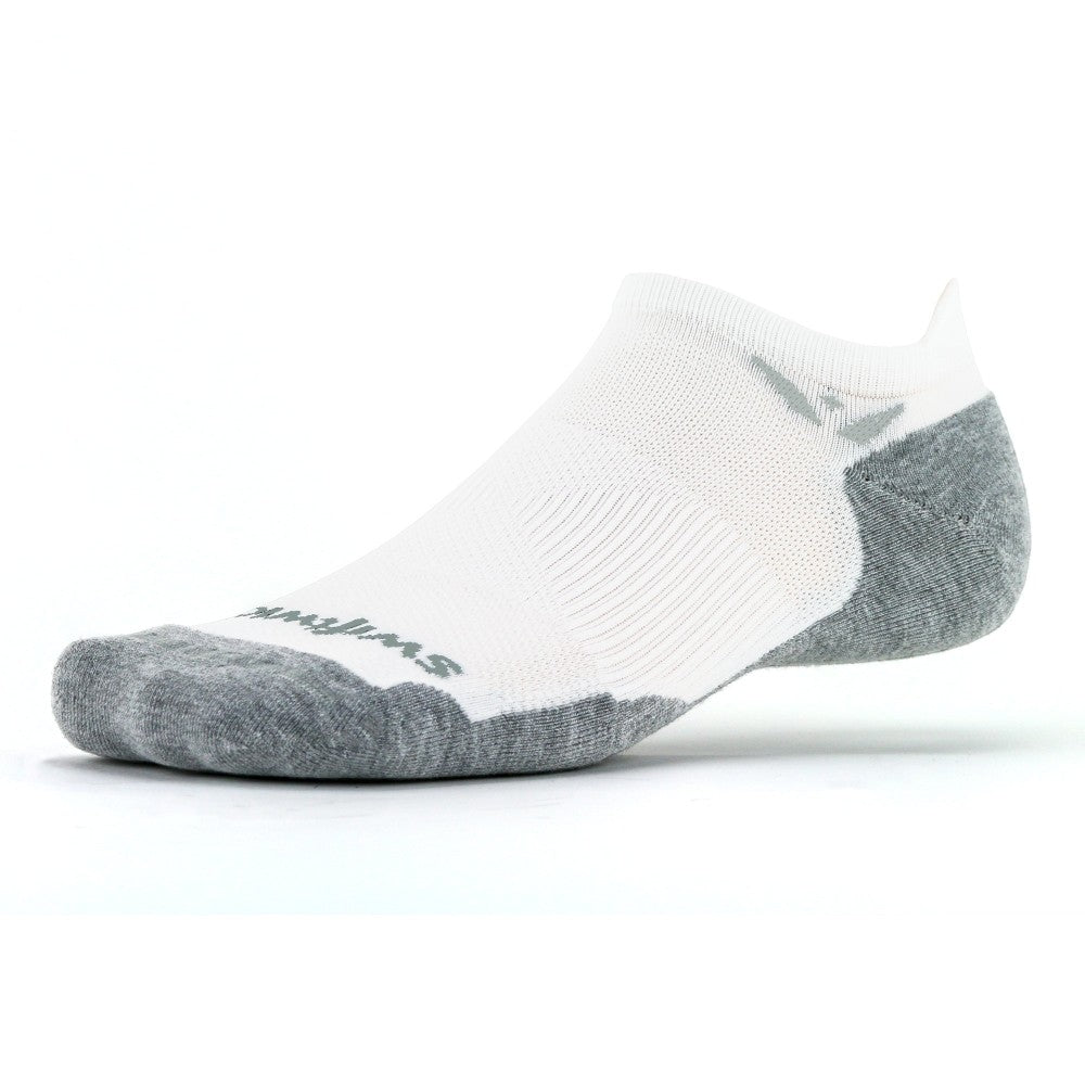 Swiftwick Maxus Zero Tab sock in white